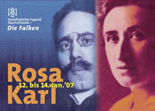 Rosa Luxemburg und Karl Liebknecht -
